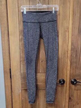 Heathered Gray High-Waist Leggings